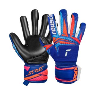 Rękawice bramkarskie Reusch Attrakt Infinity Evolution NC Junior niebiesko-czarne 5672725 4127
