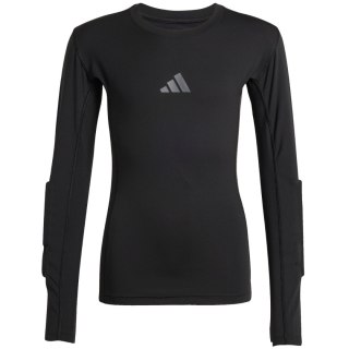 Koszulka bramkarska dla dzieci adidas Padded Goalkepper Longsleeve czarna KA1678