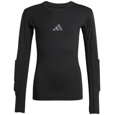 Koszulka bramkarska dla dzieci adidas Padded Goalkepper Longsleeve czarna KA1678