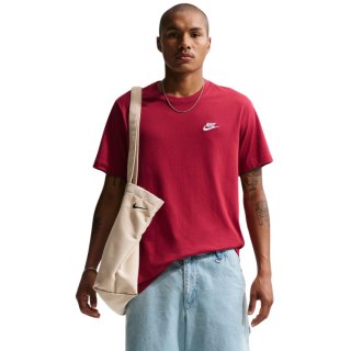 Koszulka męska Nike Club Tee czerwona AR4997 613