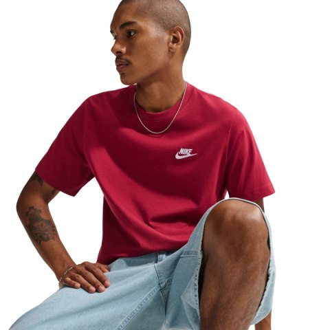 Koszulka męska Nike Club Tee czerwona AR4997 613