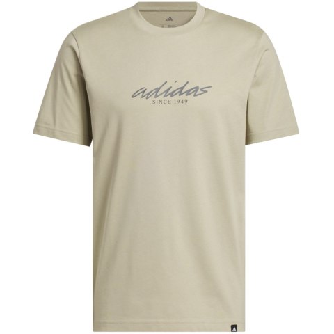 Koszulka męska adidas Color Connect Graphic beżowa KE1315