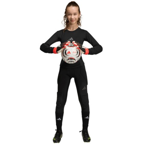 Legginsy bramkarskie dla dzieci adidas Padded Baselayer Long Tight czarne JZ9225