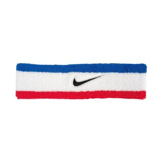 Opaska na głowę Nike Swoosh biało-niebiesko-czerwona N1012407467