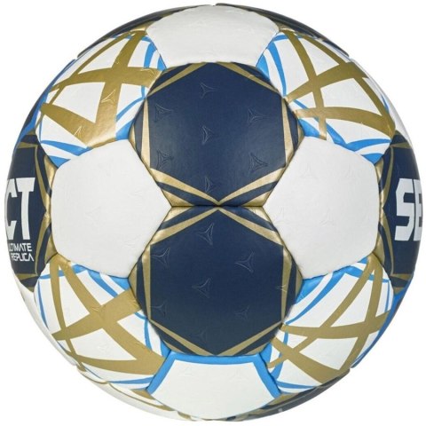 Piłka Select Replica EHF Champions League niebiesko-biała