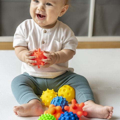 Piłki sensoryczne bez dziurki 8 szt. Tullo REF802