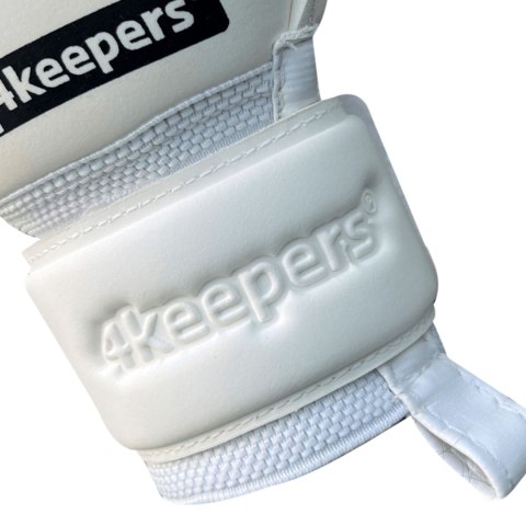 Rękawice bramkarskie 4Keepers Champ Gold VII RF2G Junior białe