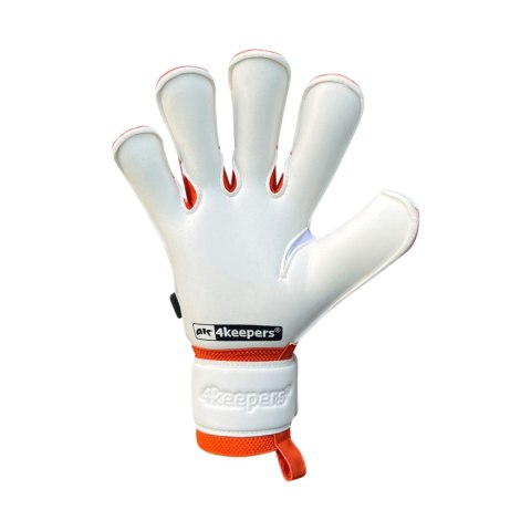Rękawice bramkarskie 4Keepers Champ Training VII RF2G Junior biało-pomarańczowe