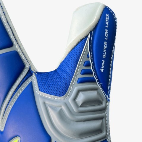 Rękawice bramkarskie 4Keepers Champ VII HB Junior niebiesko-zielone fluo