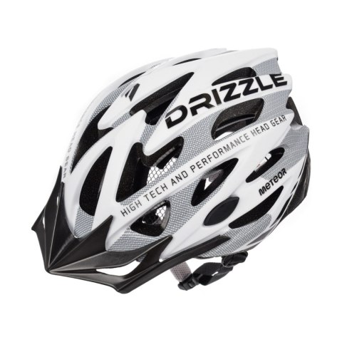 Kask rowerowy Meteor MV29 Drizzle M 55-58 cm biało-szary 24708