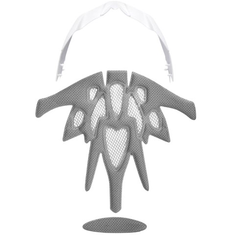 Kask rowerowy Meteor Ovlo M 55-58 cm biało-miętowy 17862