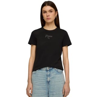 Koszulka damska Puma ESS Script Tee czarna 691760 01