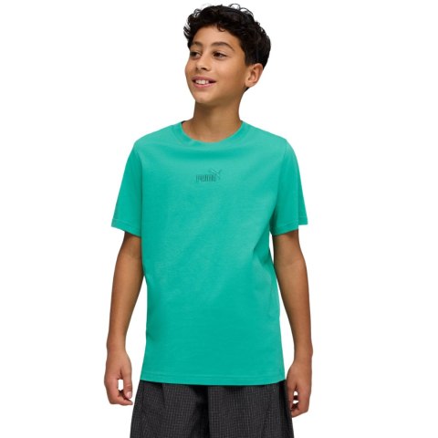 Koszulka dla dzieci Puma ESS Small No.1 Logo Centered Tee zielona 692975 40
