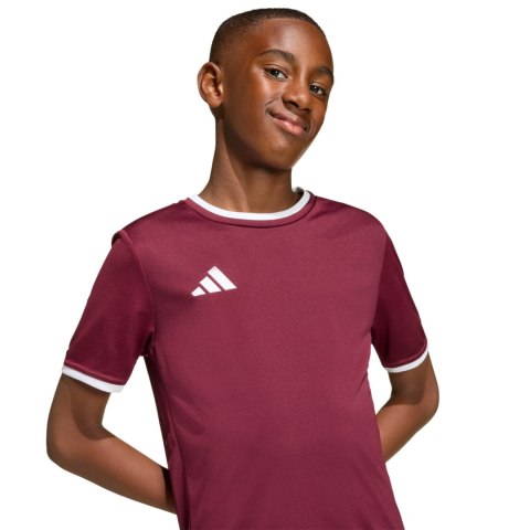 Koszulka dla dzieci adidas Entrada 26 Jersey bordowa JZ2530