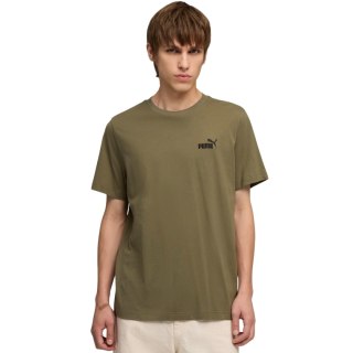 Koszulka męska Puma ESS Small No.1 Logo Tee(s) oliwkowa 682535 81