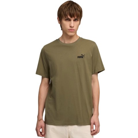 Koszulka męska Puma ESS Small No.1 Logo Tee(s) oliwkowa 682535 81