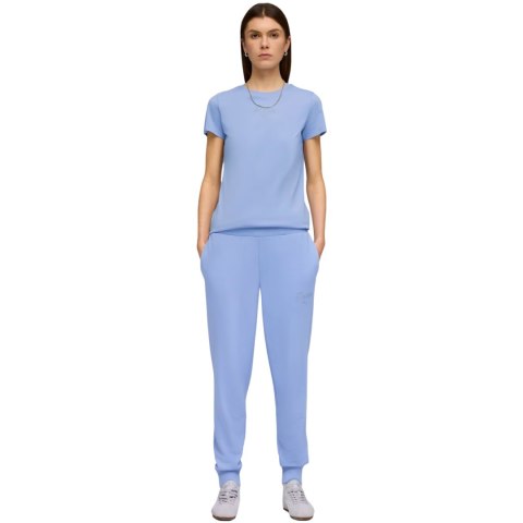 Spodnie damskie Puma ESS Script Comfort niebieskie 691763 60