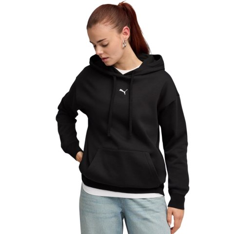 Bluza damska Puma ESS Centered Cat Logo Relaxed Hoodie czarna 692917 01