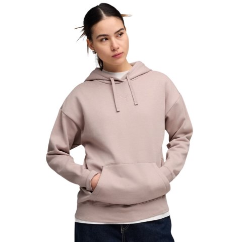 Bluza damska Puma ESS Centered Cat Logo Relaxed Hoodie różowa 692917 89