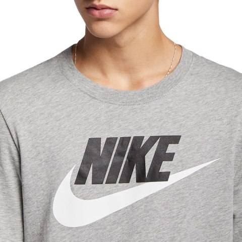 Koszulka męska Nike Tee Icon Futura szara AR5004 063