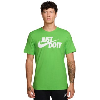 Koszulka męska Nike Tee Just Do It Swoosh zielona AR5006 308