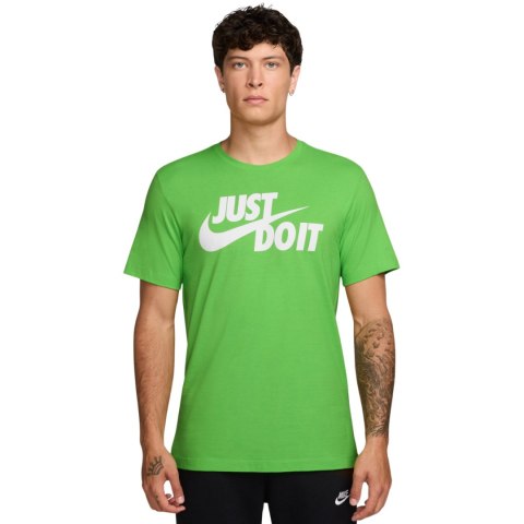 Koszulka męska Nike Tee Just Do It Swoosh zielona AR5006 308