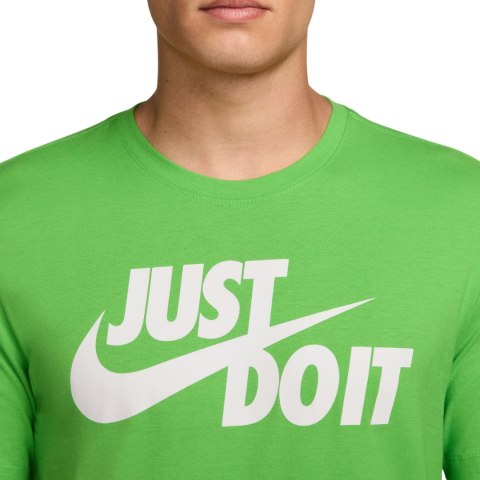 Koszulka męska Nike Tee Just Do It Swoosh zielona AR5006 308