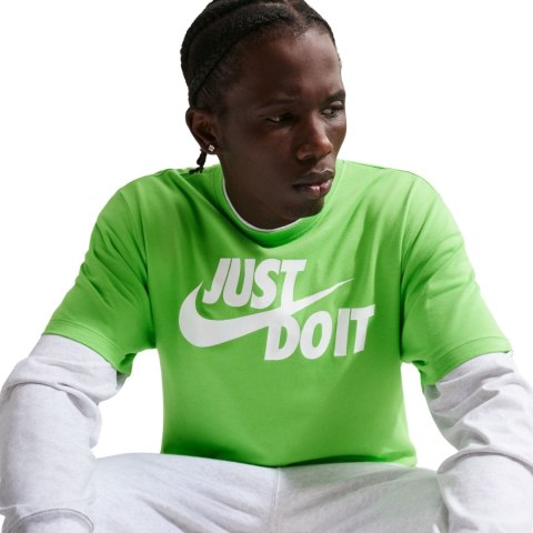 Koszulka męska Nike Tee Just Do It Swoosh zielona AR5006 308