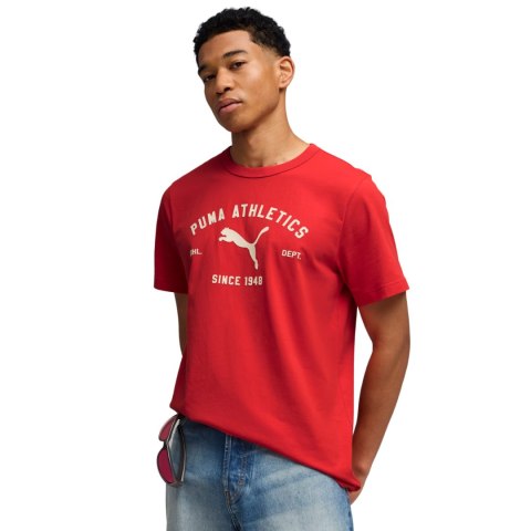 Koszulka męska Puma Class Graphic Tee czerwona 692226 11
