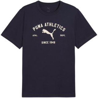 Koszulka męska Puma Class Graphic Tee granatowa 692226 16