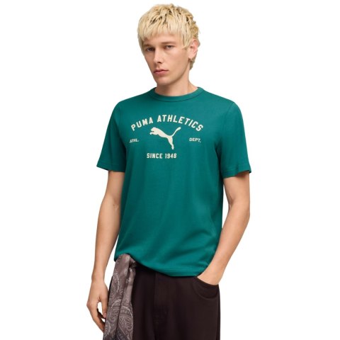 Koszulka męska Puma Class Graphic Tee zielona 692226 41