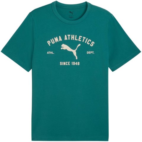 Koszulka męska Puma Class Graphic Tee zielona 692226 41