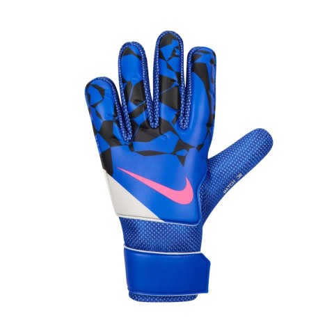 Rękawice bramkarskie dla dzieci Nike Match Goalkeeper niebiesko-czarno-różowe HQ0258 458