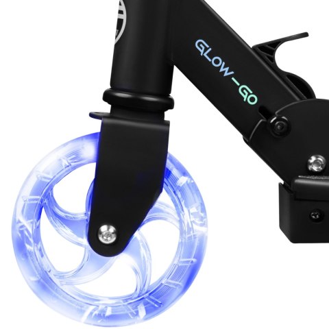 Hulajnoga Spokey Glow-Go czarna 944778
