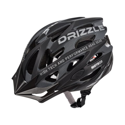 Kask rowerowy Meteor MV29 Drizzle L 58-61 cm czarno-ciemnoszary 24712