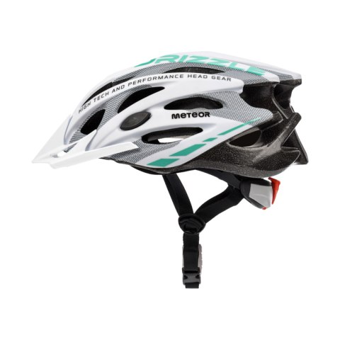 Kask rowerowy Meteor MV29 Drizzle M 55-58 cm biało-szaro-miętowy 24713