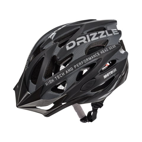 Kask rowerowy Meteor MV29 Drizzle M 55-58 cm czarno-ciemnoszary 24711