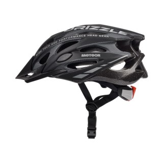 Kask rowerowy Meteor MV29 Drizzle M 55-58 cm czarno-ciemnoszary 24711