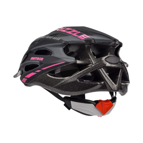 Kask rowerowy Meteor MV29 Drizzle M 55-58 cm czarno-różowy 24715