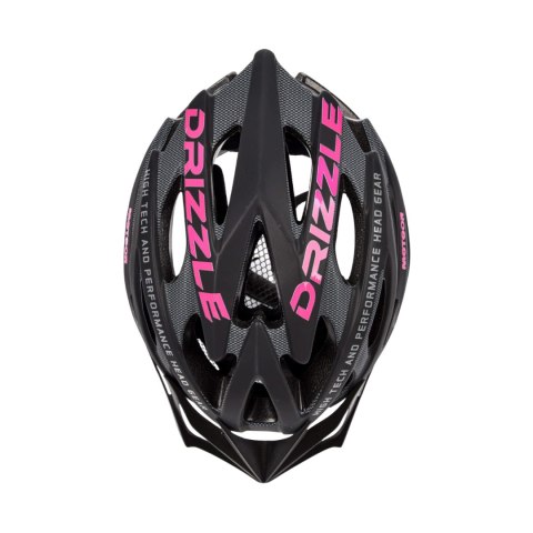 Kask rowerowy Meteor MV29 Drizzle M 55-58 cm czarno-różowy 24715