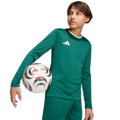 Koszulka dla dzieci adidas Entrada 26 Long Sleeve Jersey zielona KF5873