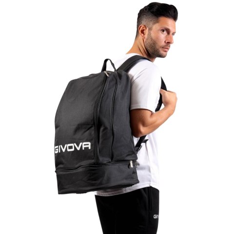 Plecak Givova Zaino Sport Big z usztywnianym dnem czarny B007-0010-UNICA