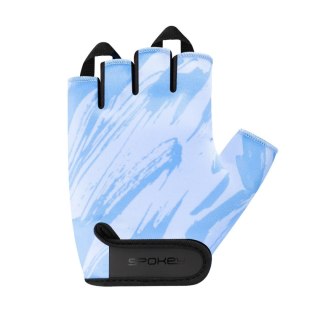 Rękawiczki rowerowe Spokey Ride czarno-niebieskie 946568-946569-946570
