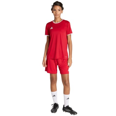 Spodenki damskie adidas Entrada 26 czerwone JZ2536