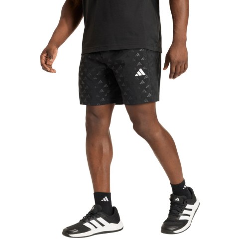 Spodenki męskie adidas Workout Essentials Brandlove czarne JZ0902