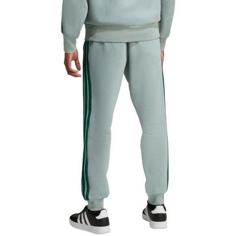 Spodnie męskie adidas Essentials 3-Stripes Fleece miętowe KD4836