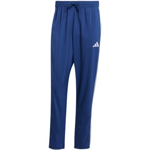 Spodnie męskie adidas Essentials 3-Stripes Stanford Open Hem niebieskie JE6400