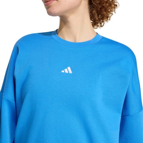 Bluza damska adidas Essentials Small Logo Feelcozy niebieska KC5280