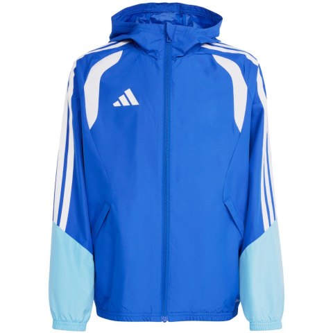 Kurtka dla dzieci adidas Tiro 26 Competition All Weather niebieska KB0157