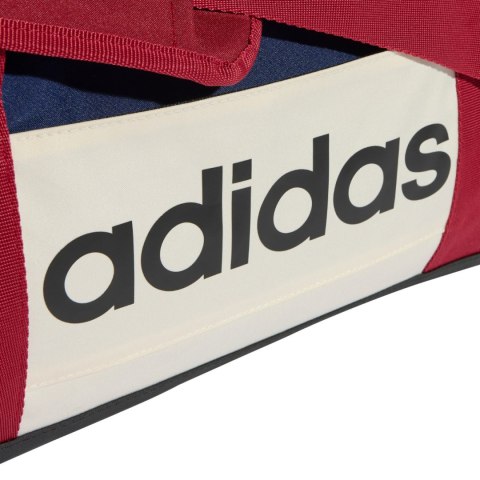 Torba adidas Linear Duffel XS granatowo-czerwono-beżowa KE5544